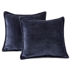 Home Expressions Velvet Plush 2-pack Square Throw Pillow