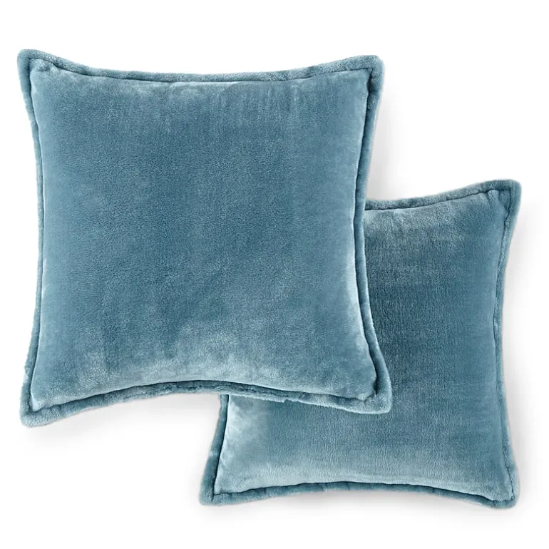 Home Expressions Velvet Plush 2-pack Square Throw Pillow