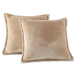 Home Expressions Velvet Plush 2-pack Square Throw Pillow