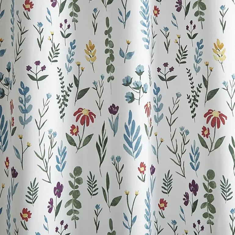 Home Expressions Wildflowers Shower Curtain