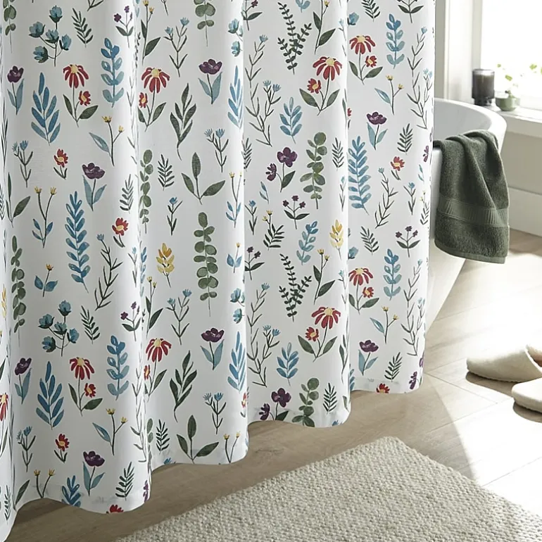Home Expressions Wildflowers Shower Curtain