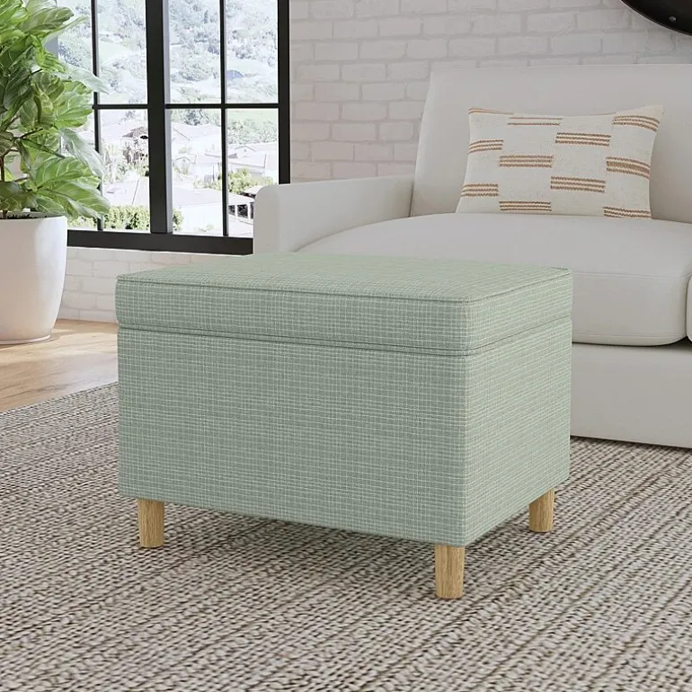 HOMEPOP Homepop Dinah Storage Lift-Top Upholstered Ottoman