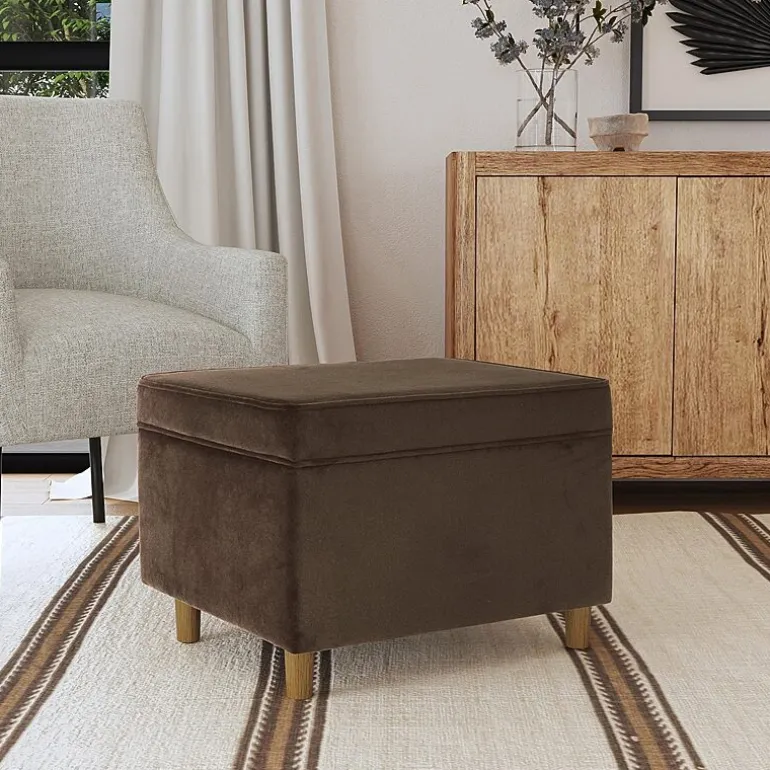 HOMEPOP Homepop Dinah Storage Lift-Top Upholstered Ottoman
