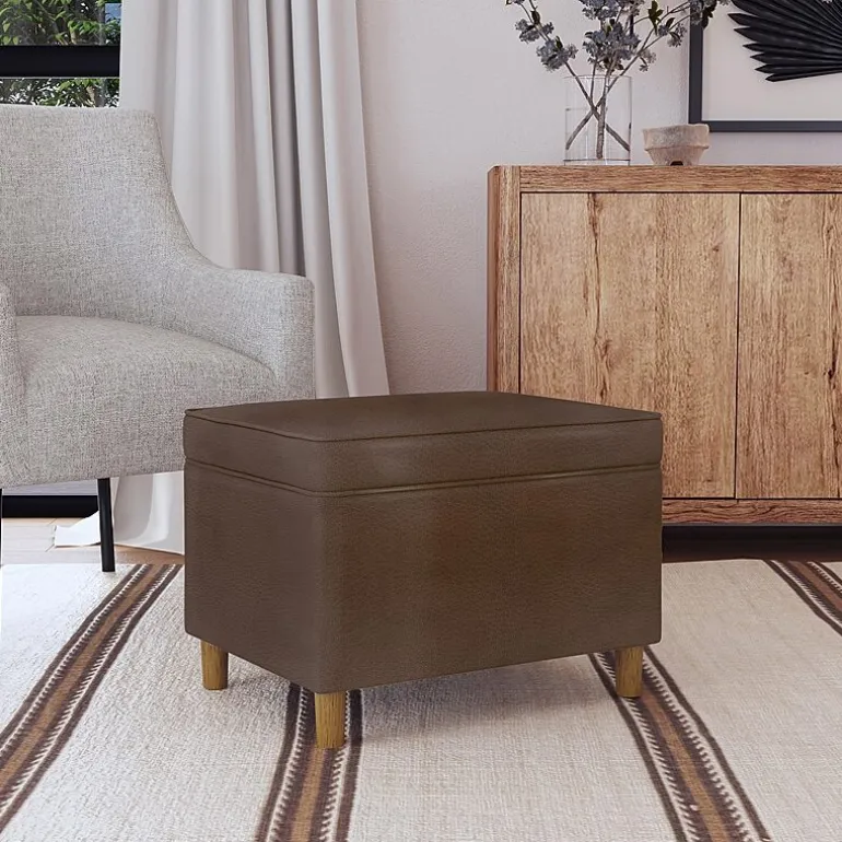 HOMEPOP Homepop Dinah Storage Lift-Top Upholstered Ottoman