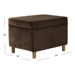 HOMEPOP Homepop Dinah Storage Lift-Top Upholstered Ottoman