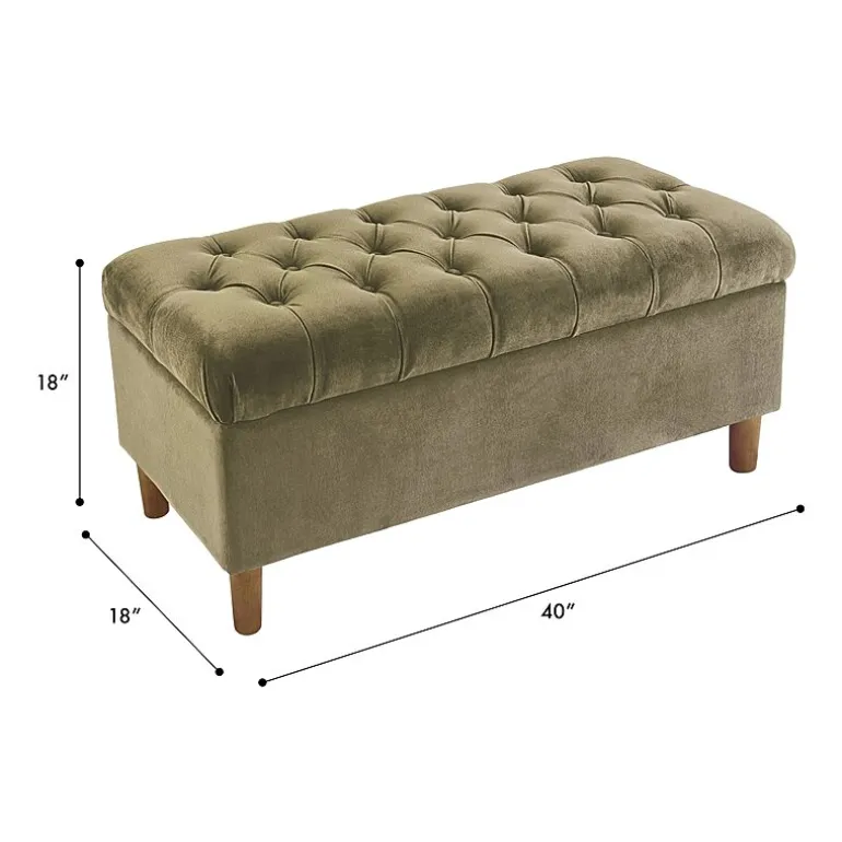 Homepop Storage Bench