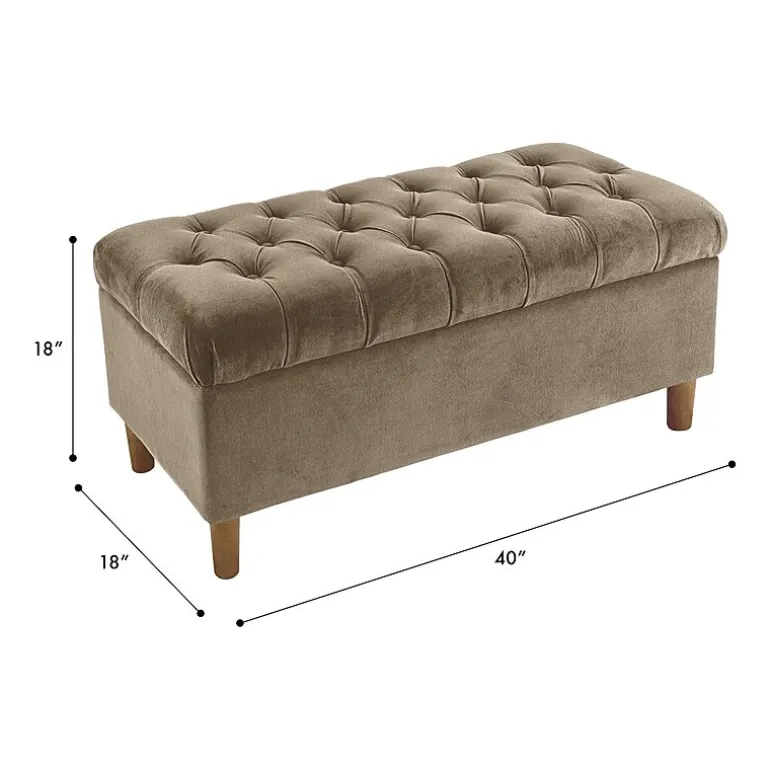 Homepop Storage Bench
