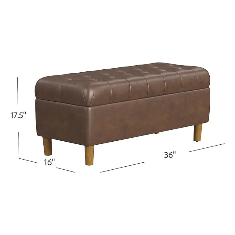 Homepop Storage Bench