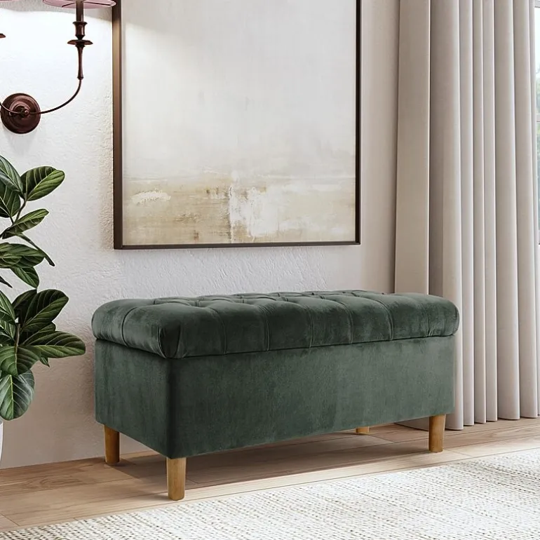 Homepop Storage Bench