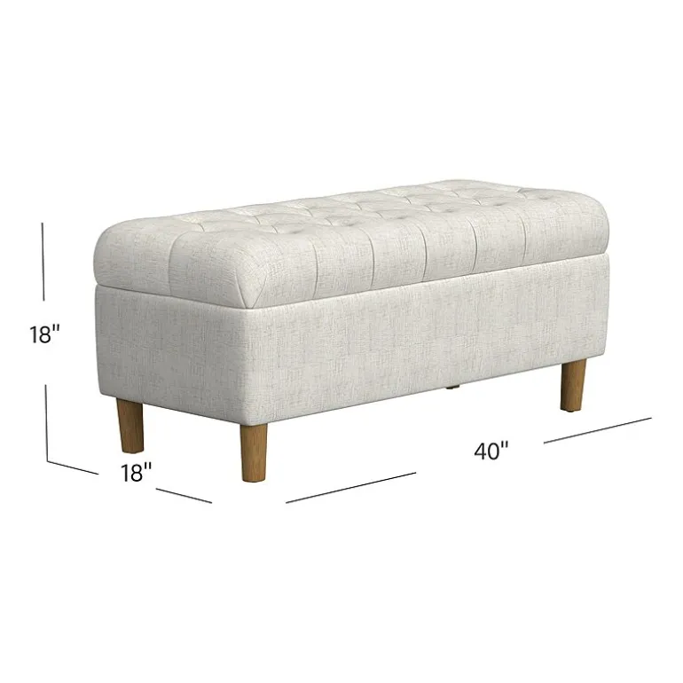 Homepop Storage Bench