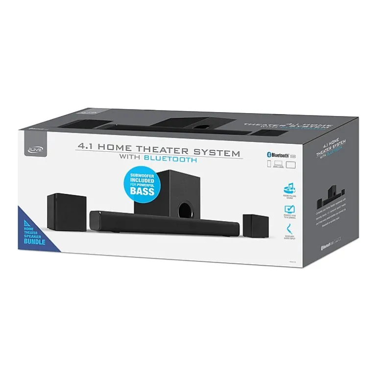 4.1 Home Theater System with Bluetooth