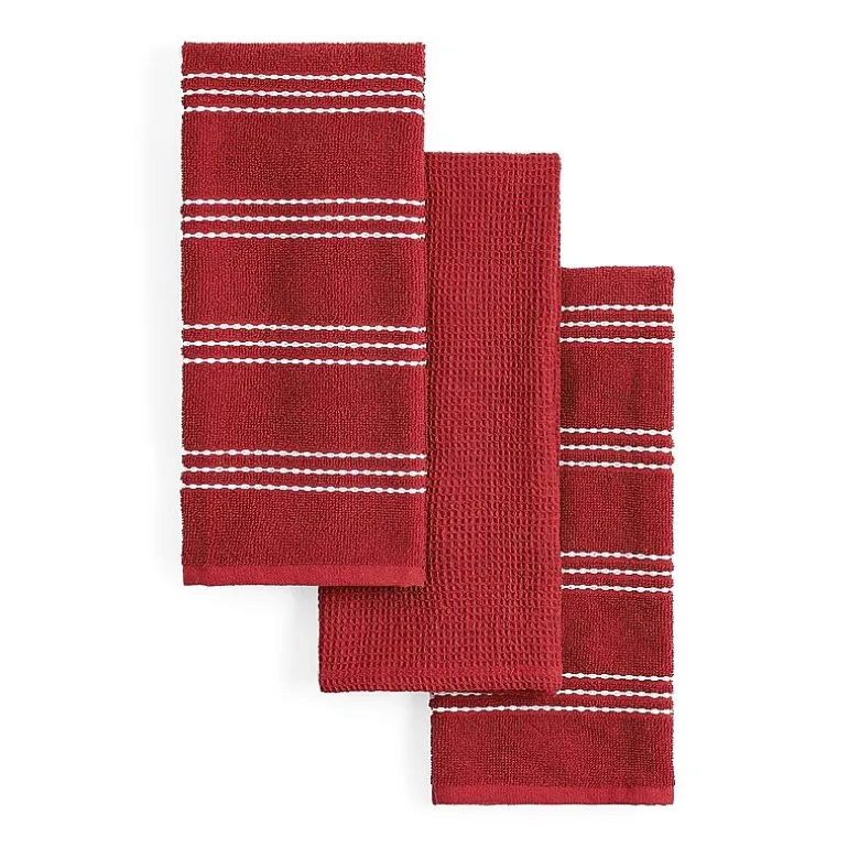 Homewear Addison Stripe 3-pc. Kitchen Towel Set