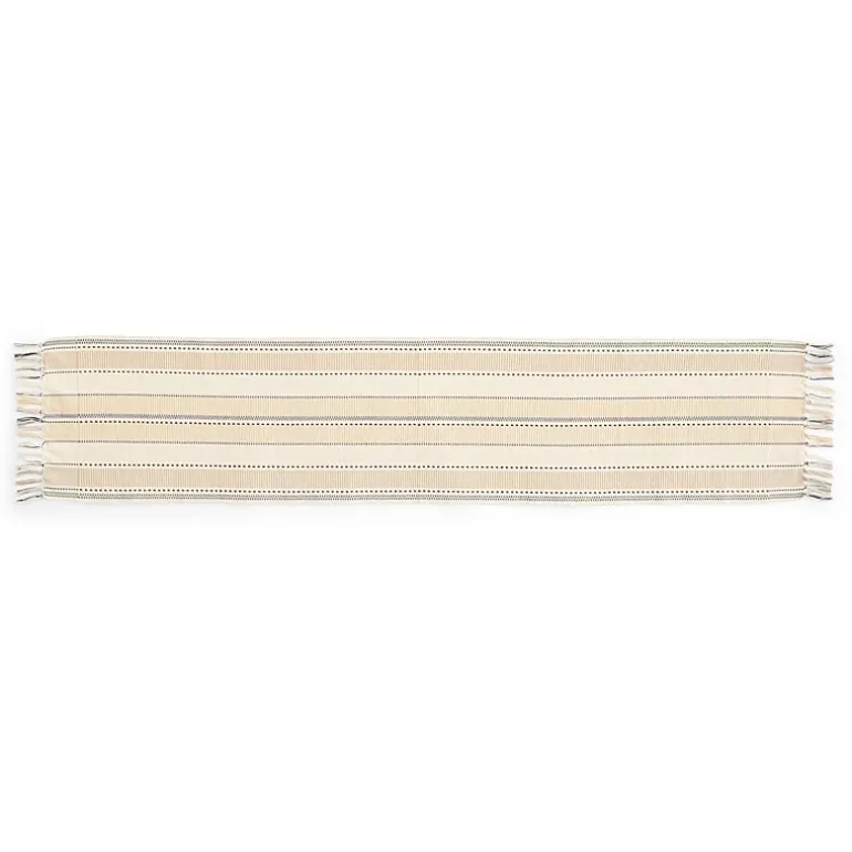 Homewear Black and White Stripe Table Runner
