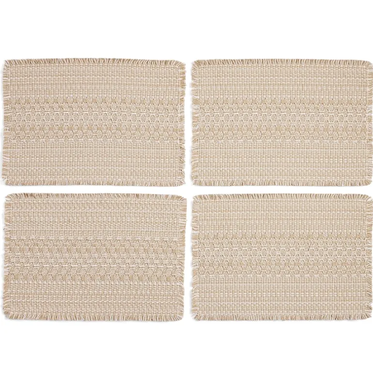 Homewear Haisley 4-pc. Placemat with Fringe