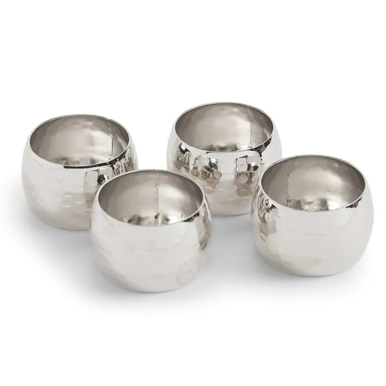 Homewear Hammered 4-pc. Napkin Rings