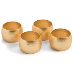 Homewear Hammered 4-pc. Napkin Rings