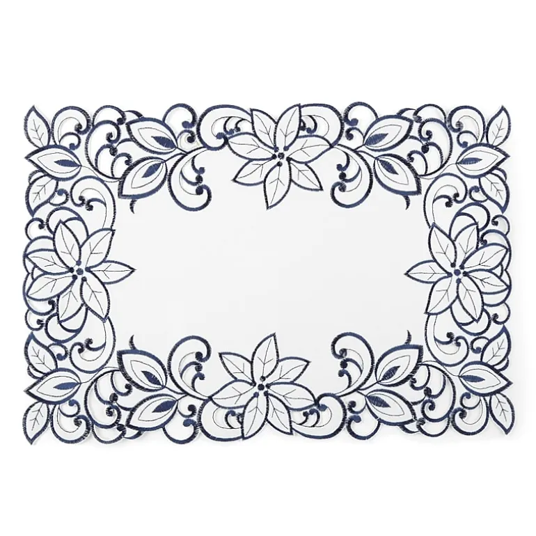 Homewear Olean Scroll Embroidered Placemat