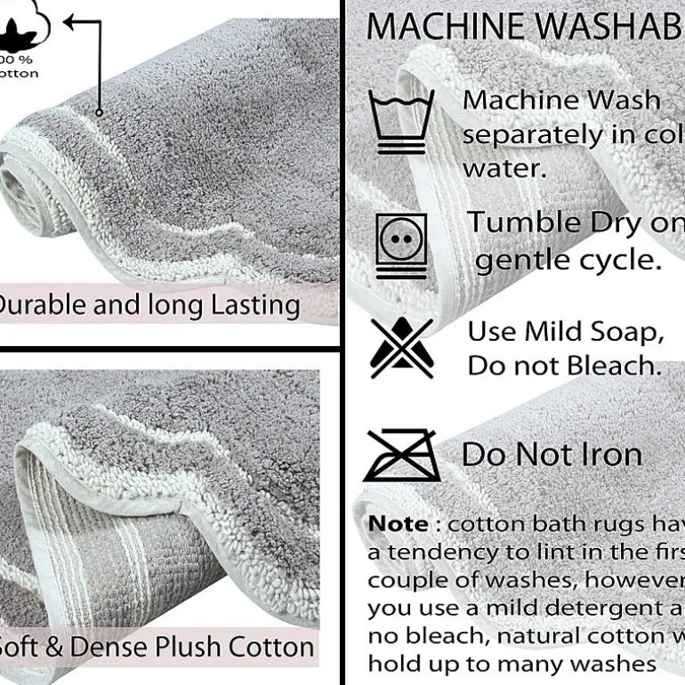 Home Weavers Inc Allure 4-pc. Quick Dry Bath Rug Set