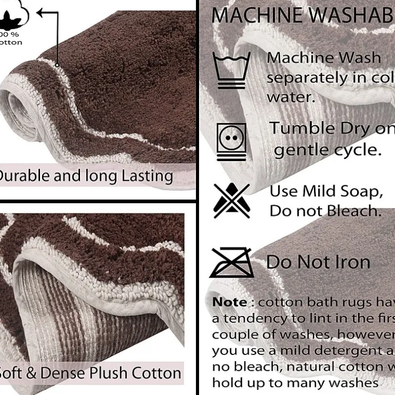 Home Weavers Inc Allure 4-pc. Quick Dry Bath Rug Set