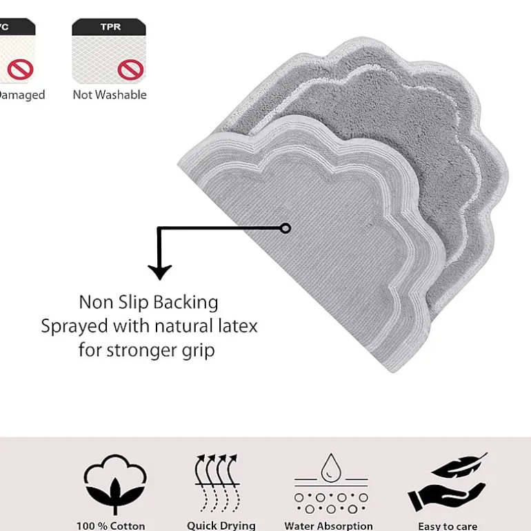 Home Weavers Inc Allure 4-pc. Quick Dry Bath Rug Set