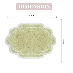 Home Weavers Inc Allure Quick Dry 17X24 Inch Bath Rug