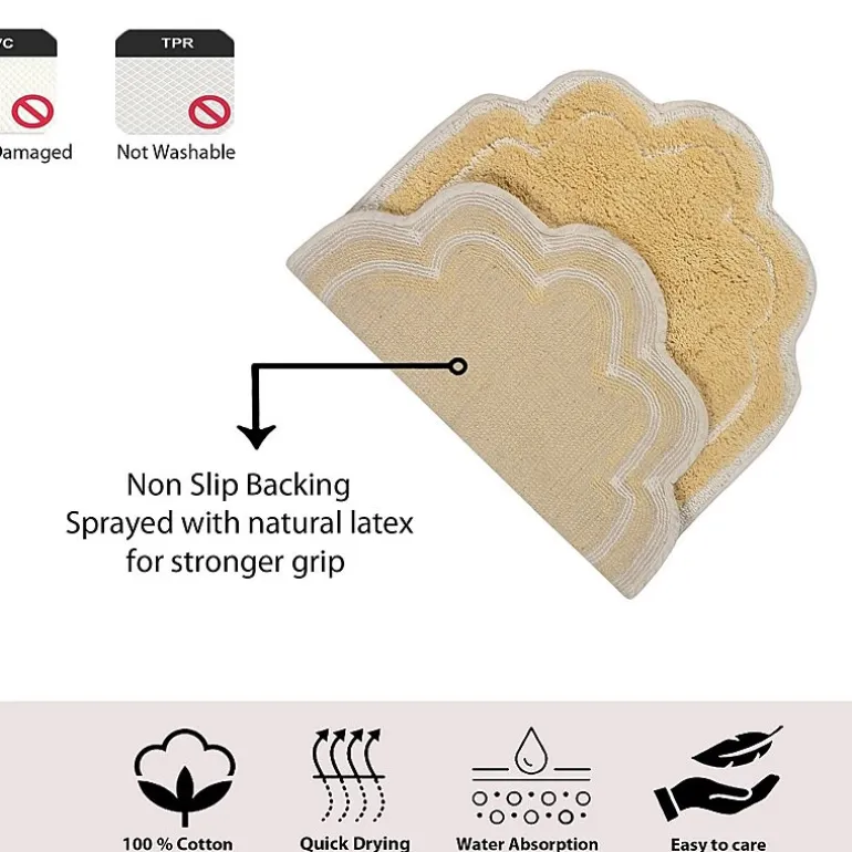 Home Weavers Inc Allure Quick Dry 17X24 Inch Bath Rug