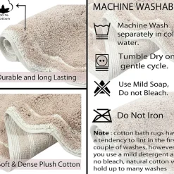 Home Weavers Inc Allure Quick Dry 17X24 Inch Bath Rug