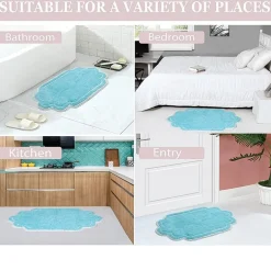 Home Weavers Inc Allure Quick Dry 17X24 Inch Bath Rug