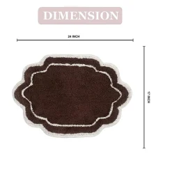 Home Weavers Inc Allure Quick Dry 17X24 Inch Bath Rug