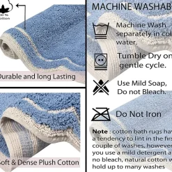 Home Weavers Inc Allure Quick Dry 17X24 Inch Bath Rug