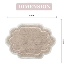 Home Weavers Inc Allure Quick Dry 17X24 Inch Bath Rug