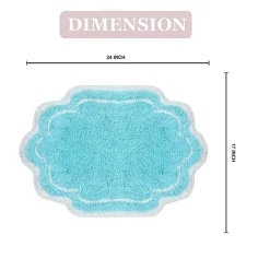 Home Weavers Inc Allure Quick Dry 17X24 Inch Bath Rug