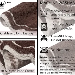 Home Weavers Inc Allure Quick Dry 17X24 Inch Bath Rug