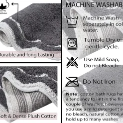 Home Weavers Inc Allure Quick Dry 17X24 Inch Bath Rug