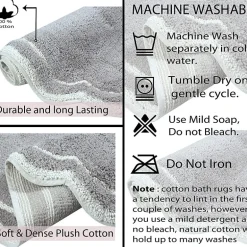 Home Weavers Inc Allure Quick Dry 17X24 Inch Bath Rug