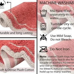 Home Weavers Inc Allure Quick Dry 17X24 Inch Bath Rug