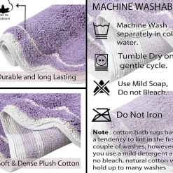 Home Weavers Inc Allure Quick Dry 17X24 Inch Bath Rug
