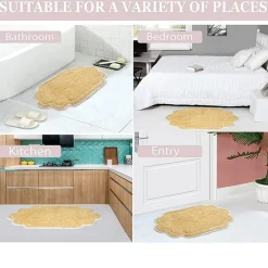 Home Weavers Inc Allure Quick Dry 17X24 Inch Bath Rug