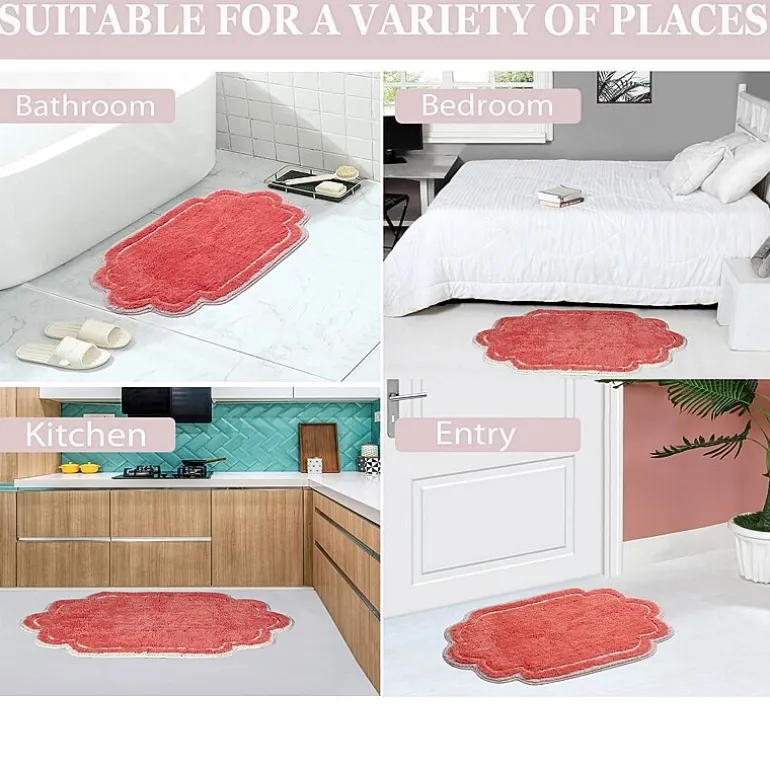 Home Weavers Inc Allure Quick Dry 17X24 Inch Bath Rug