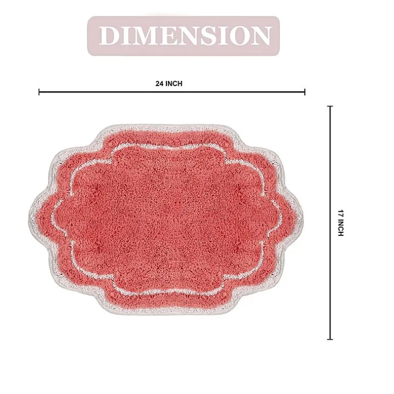 Home Weavers Inc Allure Quick Dry 17X24 Inch Bath Rug