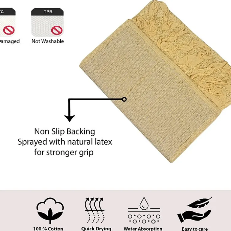 Home Weavers Inc Bellflower 4-pc. Quick Dry Bath Rug Set