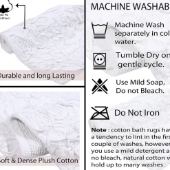 Home Weavers Inc Bellflower 4-pc. Quick Dry Bath Rug Set