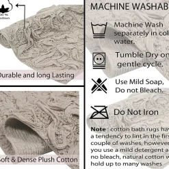 Home Weavers Inc Bellflower 4-pc. Quick Dry Bath Rug Set