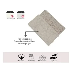 Home Weavers Inc Bellflower 4-pc. Quick Dry Bath Rug Set