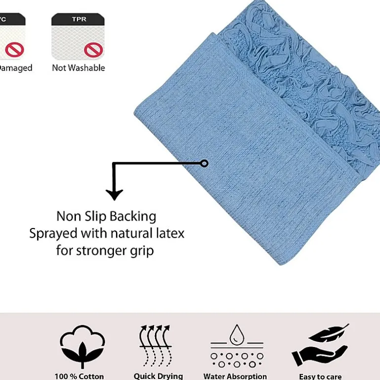 Home Weavers Inc Bellflower 4-pc. Quick Dry Bath Rug Set