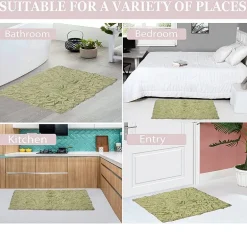 Home Weavers Inc Bellflower 4-pc. Quick Dry Bath Rug Set