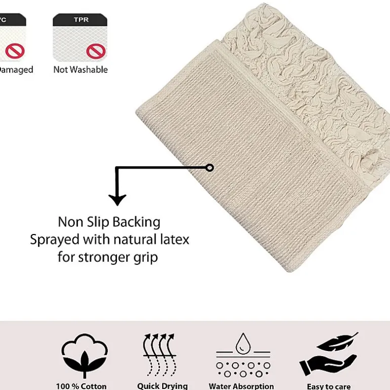 Home Weavers Inc Bellflower 4-pc. Quick Dry Bath Rug Set