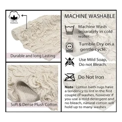Home Weavers Inc Bellflower 4-pc. Quick Dry Bath Rug Set