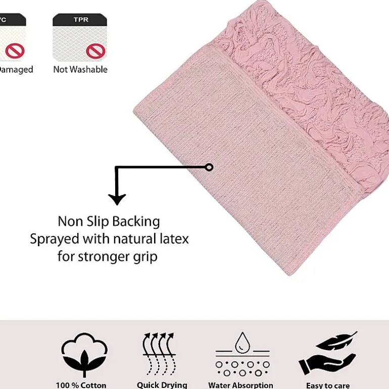 Home Weavers Inc Bellflower 2-pc. Quick Dry Bath Rug Set