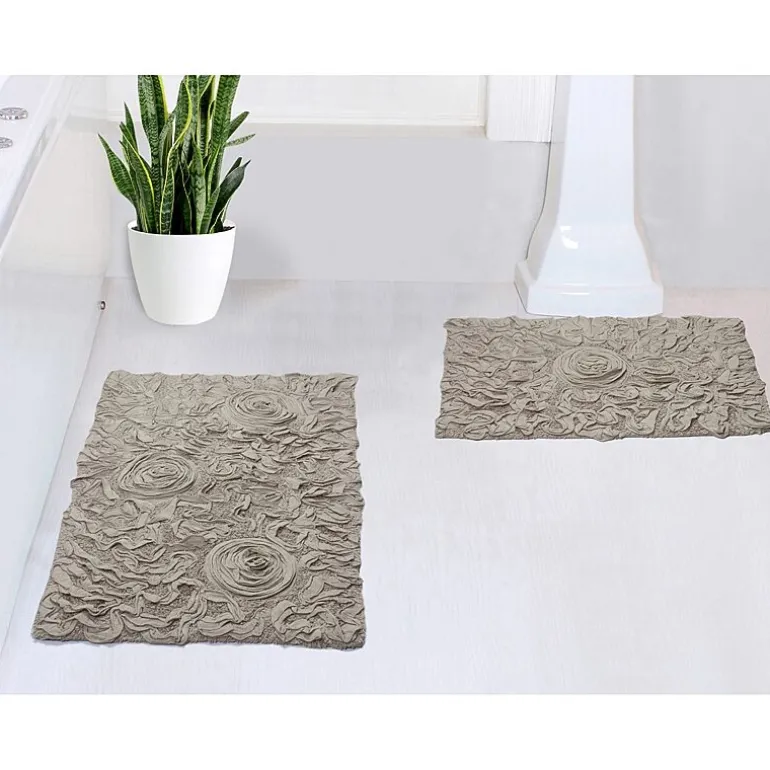 Home Weavers Inc Bellflower 2-pc. Quick Dry Bath Rug Set